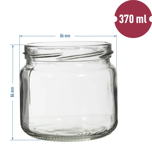 TO purk 370 ml värvilise kaanega fi82/6 - 6 tk. - 4