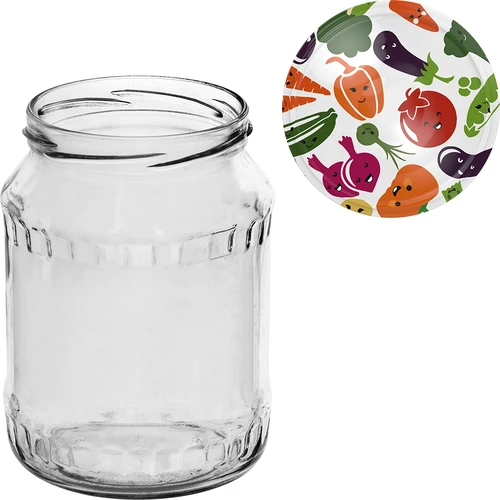 TO purk 720 ml värvilise keeratava kaanega, fi 82/6 - 6 tk - 7