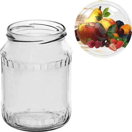 TO purk 720 ml värvilise keeratava kaanega, fi 82/6 - 6 tk - 9