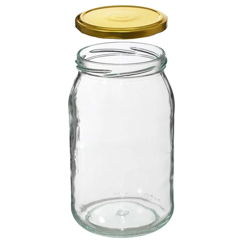 TO purk 900 ml kuldse keeratava kaanega fi 82/6 - 6 tk. - 5