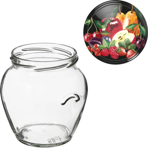 TO purk Amfora 580 ml värvilise kaanega, fi82/6 - 6 tk. - 8