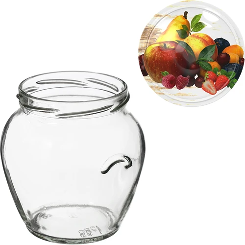 TO purk Amfora 580 ml värvilise kaanega, fi82/6 - 6 tk. - 7