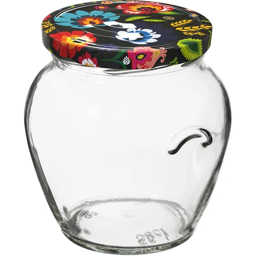 TO purk Amfora 580 ml värvilise kaanega, fi82/6 - 6 tk. - 2