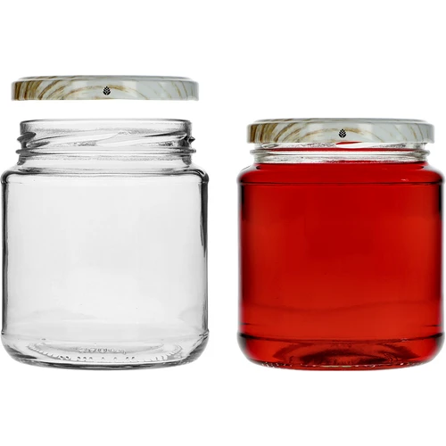 TO purk, grubasek 580 ml värvilise kaanega fi82/6, 6 tk. - 4