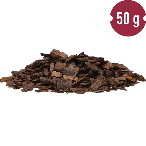 Tugeva röstiga tammelaastud alkohoolsete jookide aromatiseerimiseks (viski, bourbon, brändi, konjak, õlu), 50 g - 4