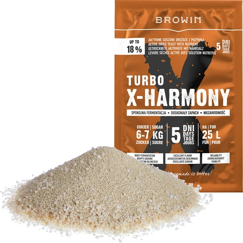 Turbo-pärm X-Harmony 18%, 25 L, 138 g - 3