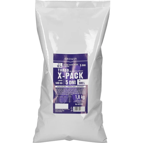 Turbo X-Pack pärm 1,8 kg - professionaalne, suurte kääritiste jaoks