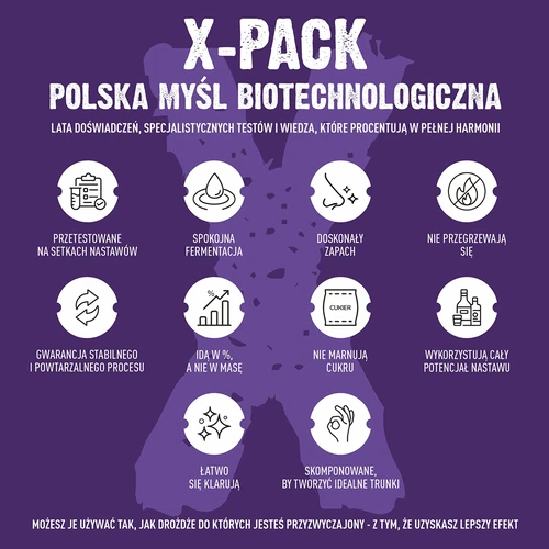 Turbo X-Pack pärm 1,8 kg - professionaalne, suurte kääritiste jaoks - 7