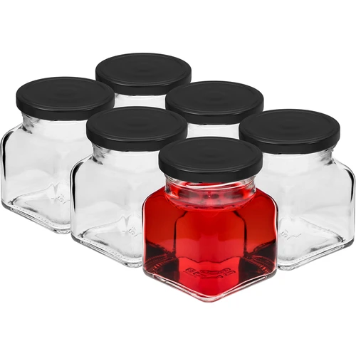 Twist-off purk 120 ml – Cztery kąty fi 53 musta kaanega, 6 tk - 2