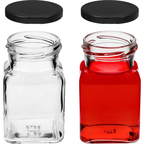 Twist-off purk 150 ml Cztery kąty fi 53 musta kaanega, 6 tk - 5