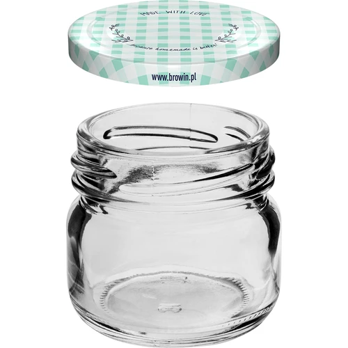 Twist-off purk 30 ml värvilise kaanega fi 43 - 10 tk. - 3