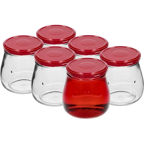 Twist-off purk 500 ml "Tagurpidi Amfora" bordoopunase kaanega fi 82/6, 6 tk. - 2