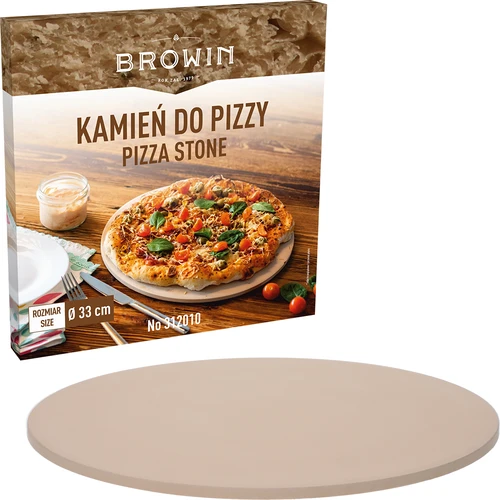 Ümmargune pitsakivi, valmistatud kordieriidist, läbimõõt 33 cm - 5