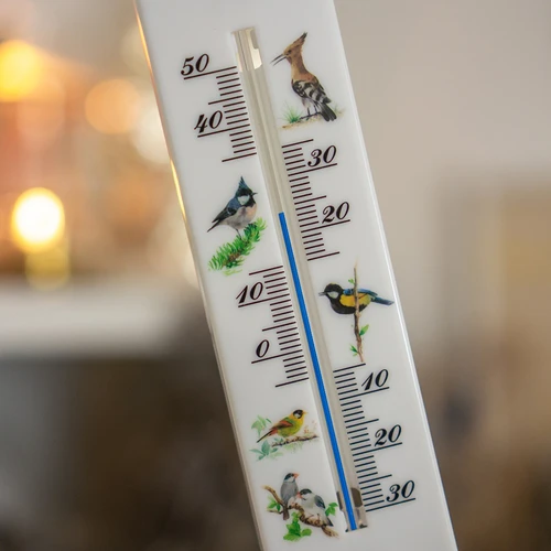 Universaalne termomeeter kujundusega - linnud (-30°C kuni +50°C) 20 cm - 4