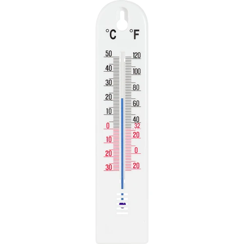 Universaalne valge termomeeter (-30 °C kuni +50 °C) 20 cm