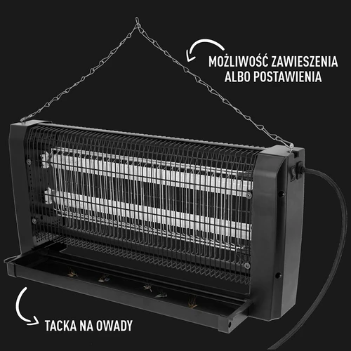 UVA putukahävituslamp 20 W, must - 5