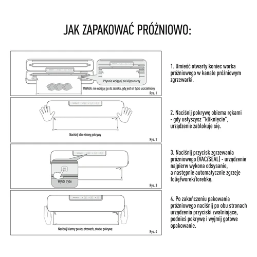 Vaakumpakendaja - universaalne, pistaatsiroheline - 9