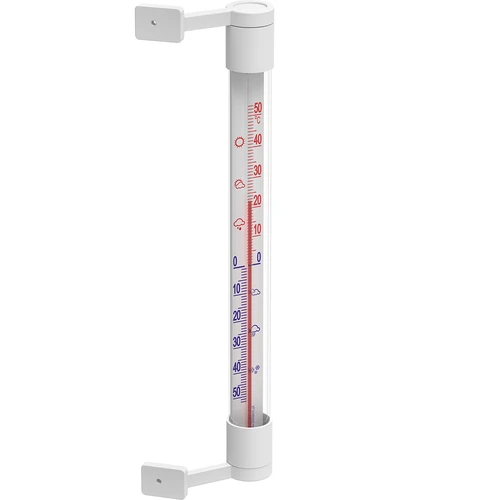 Valge välistermomeeter (-50 °C kuni +50 °C) 22 cm - 2
