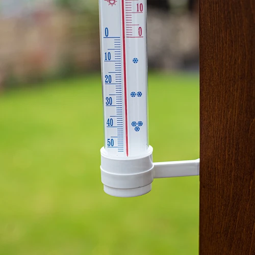 Valge välistermomeeter (-50 °C kuni +50 °C) 27 cm - 3