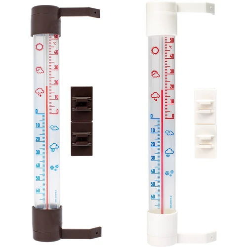 Välistermomeeter läbipaistva skaalaga (-70°C kuni +50°C) 23cm mix