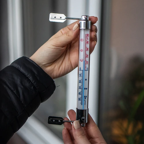 Välitermomeeter metallraamiga (-50°C kuni +50°C) 20 cm - 3