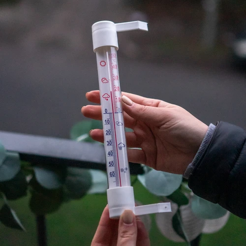 Välitermomeeter valge (-50°C kuni +50°C) 18 cm - 4