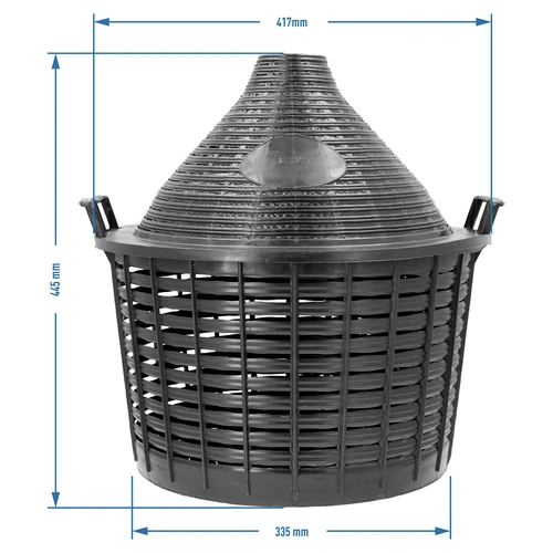Veiniballoon 25 L plastikkorvis - 6