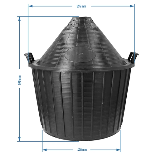 Veinidamidžaan 54 L plastikkorvis - 6