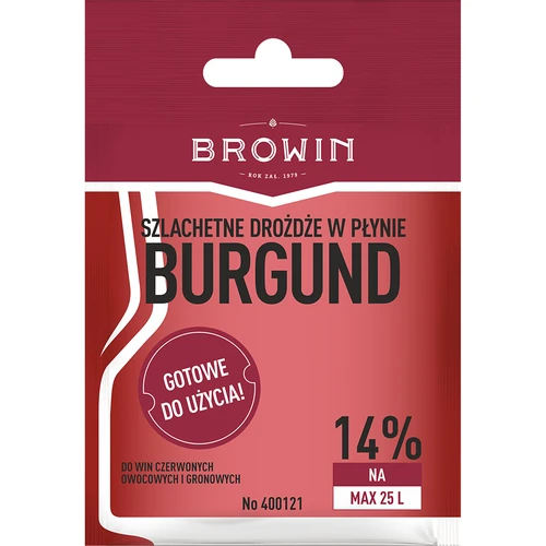 Veinipärm Burgund, ilma eelkasvatuseta, 20 ml