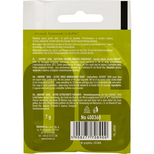 Veinipärm Enovini® BAYA, 7 g - 2