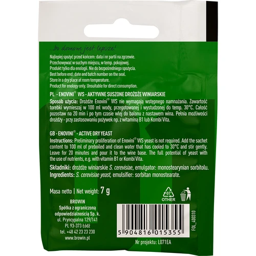 Veinipärm Enovini® WS, 7 g - 2