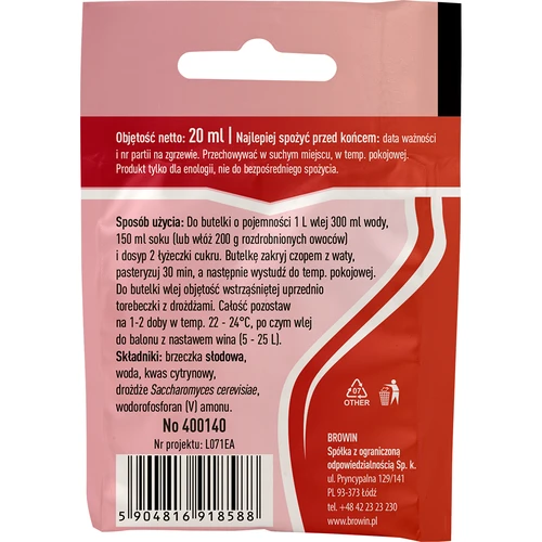 Veinipärm Malaga, 20 ml - 2