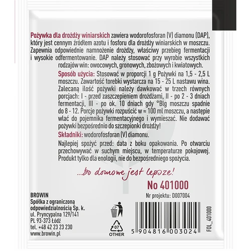 Veinipärmi toitaine, 10 g - 2