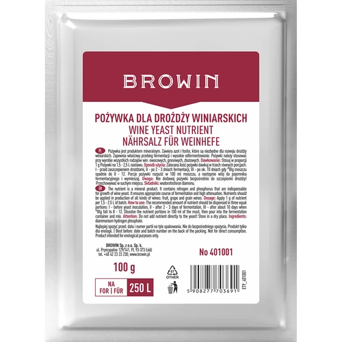 Veinipärmi toiteaine, 100 g