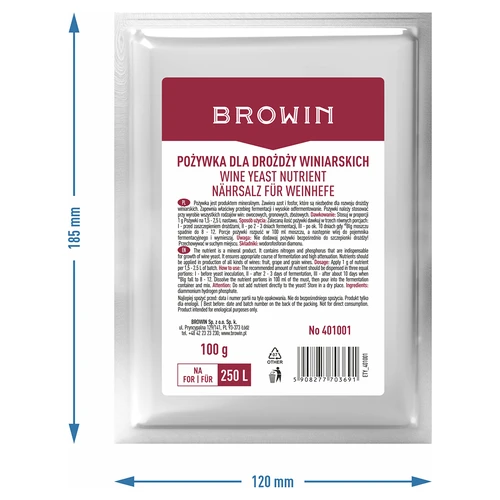 Veinipärmi toiteaine, 100 g - 2
