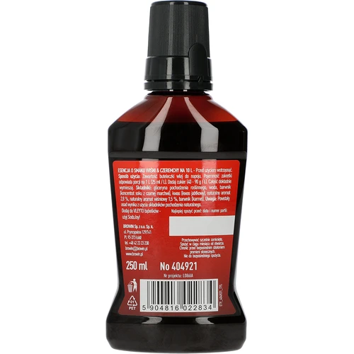 VLEYTO Hapukirss & Toomingas – maitseessents looduslike aroomidega, 250 ml - 2