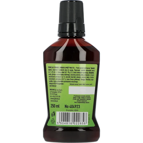 VLEYTO Münt & Õun – maitseessents looduslike aroomidega, 250 ml - 2