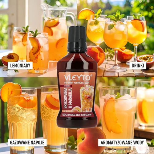VLEYTO Virsik & Passionivili – maitseessents looduslike aroomidega, 250 ml - 7