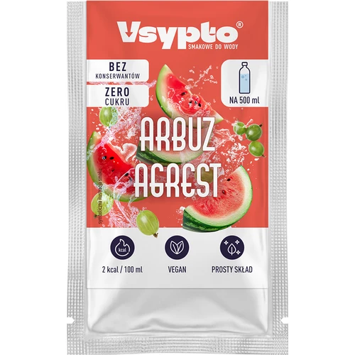 VSYPTO arbuusi-karusmarja maitsega, 3 g - 2