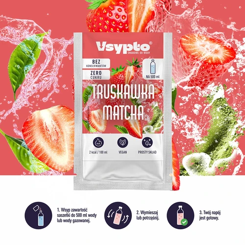 VSYPTO maasikas-matcha, 3 g - 6