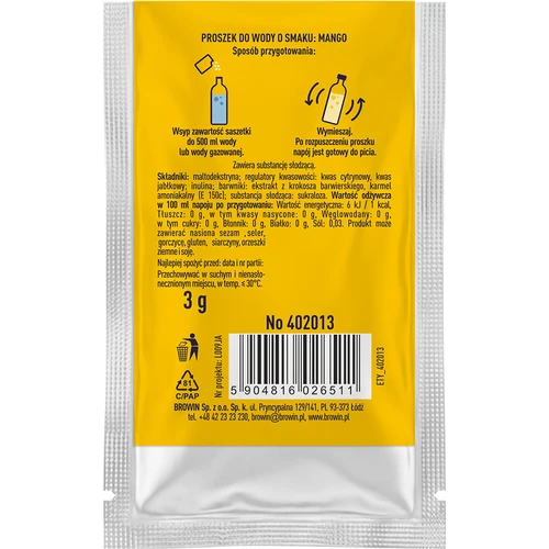 VSYPTO mangomaitseline, 3 g - 3