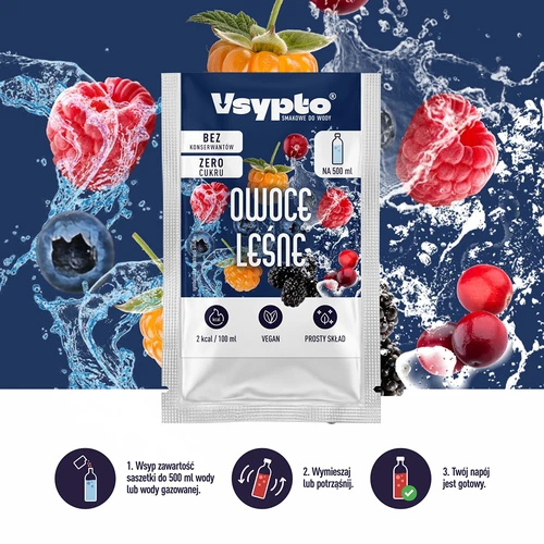 VSYPTO metsamarjade maitsega, 3 g - 6