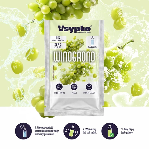 VSYPTO viinamarja maitsega, 3 g - 6