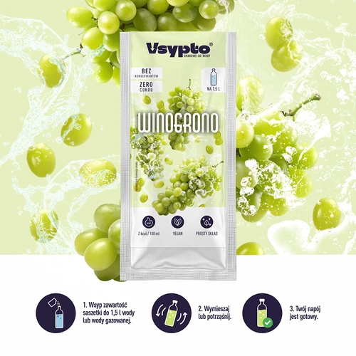 VSYPTO viinamarja maitsega, 9 g - 6