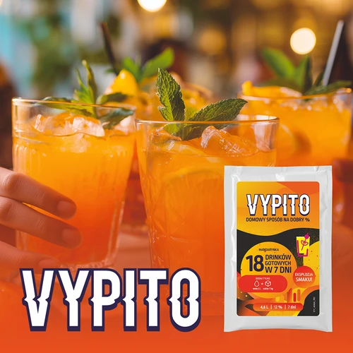 VYPITO 12%, 18 joogi jaoks mõeldud kotike - Mandariin, 126 g - 6