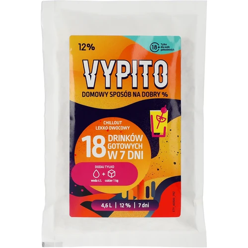 VYPITO 12%, kotike 18 joogi valmistamiseks - Chillout, kergelt puuviljane, 126 g