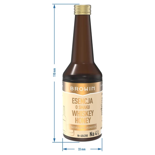Whisky Honey maitsega essents 4 liitrile – 40 ml - 8