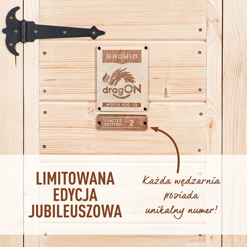 Wi‑Fi-ga suitsuahi, 200 L - dragON WOOD 100IQ elektrilise küttemooduli ja juhtseadmega - 4