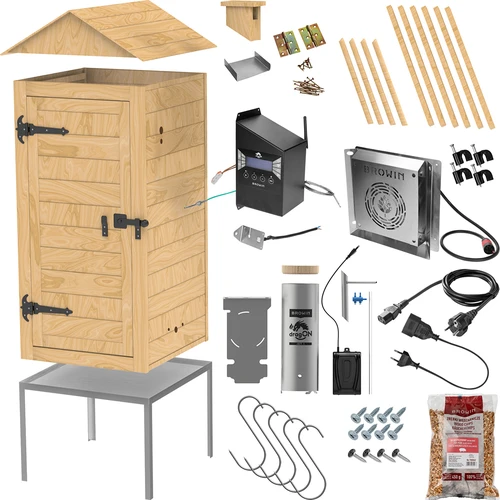 Wi‑Fi-ga suitsuahi, 200 L - dragON WOOD 100IQ elektrilise küttemooduli ja juhtseadmega - 3