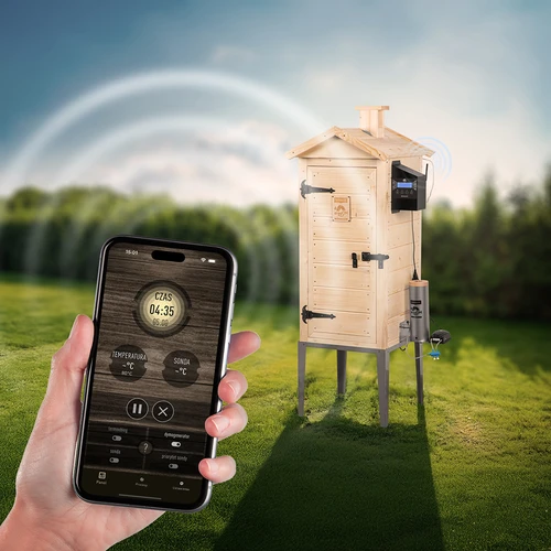 Wi‑Fi-ga suitsuahi, 200 L - dragON WOOD 100IQ elektrilise küttemooduli ja juhtseadmega - 7